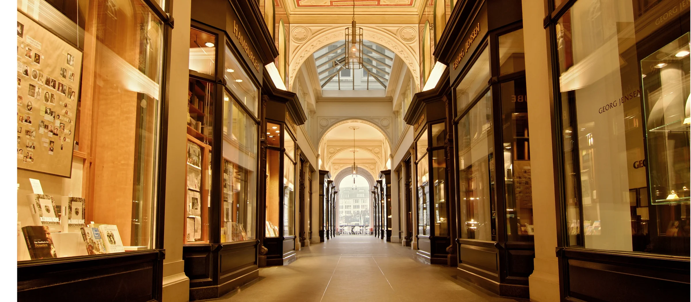 Mellin-Passage in Hamburg, in der das Büro von Dr. Urbanek Corporate Finance liegt
